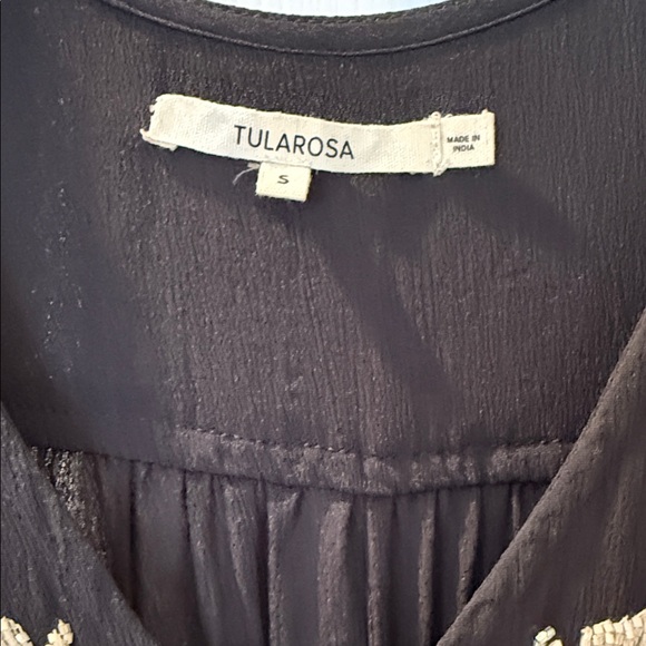TULAROSA Beaded high low tank top size small - Picture 5 of 9